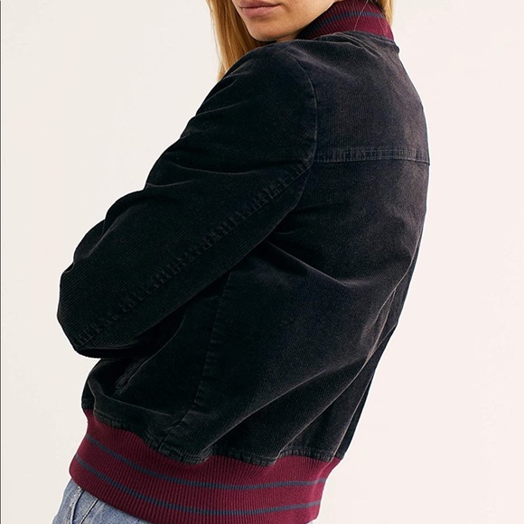 Free People Atlas Cord Bomber Jacket - Picture 3 of 14